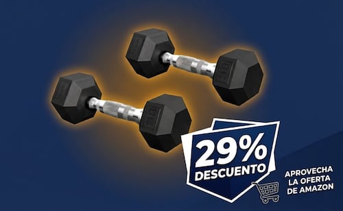 Amazon México rebaja kit de mancuernas en menos de 300 pesos; no dejes pasar el descuento del 29%