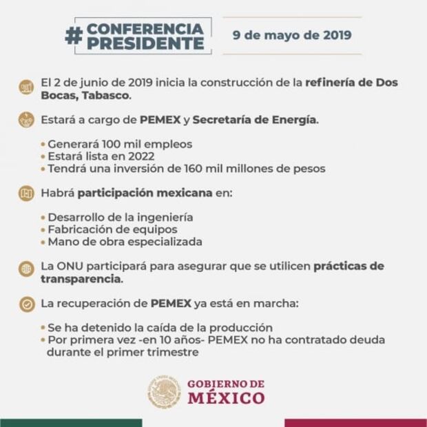 Entérate. Lo que sabemos de la refinería de Dos Bocas