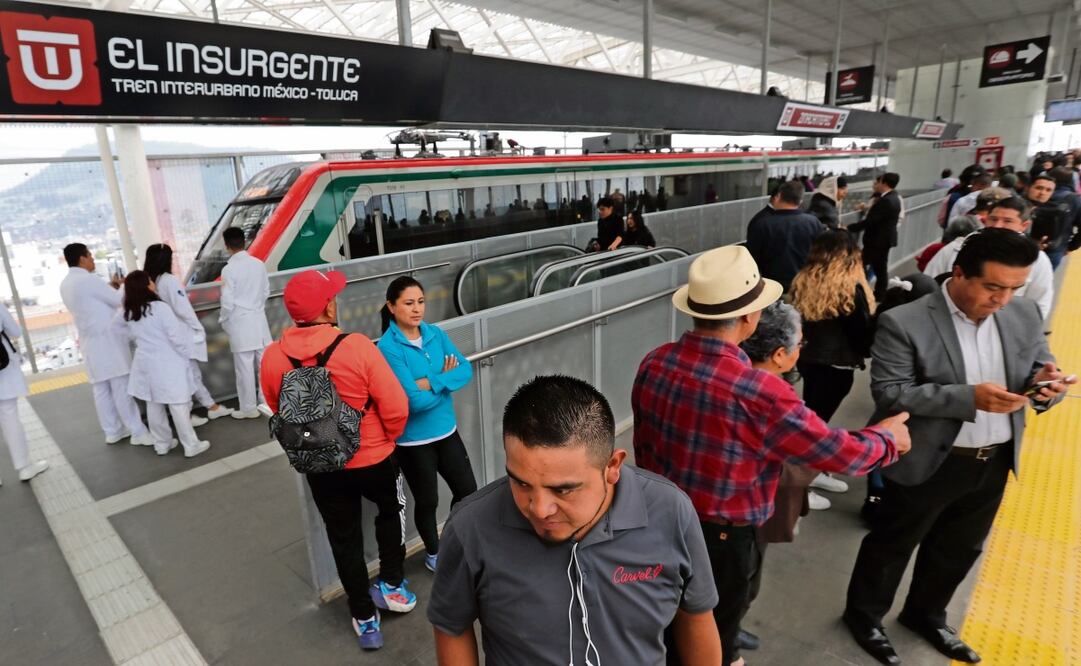 El Tren Interurbano vuelve a suspender su servicio por fallas; ahora, en el tramo Lerma - Santa Fe. Foto: Jorge Alvarado / EL UNIVERSAL