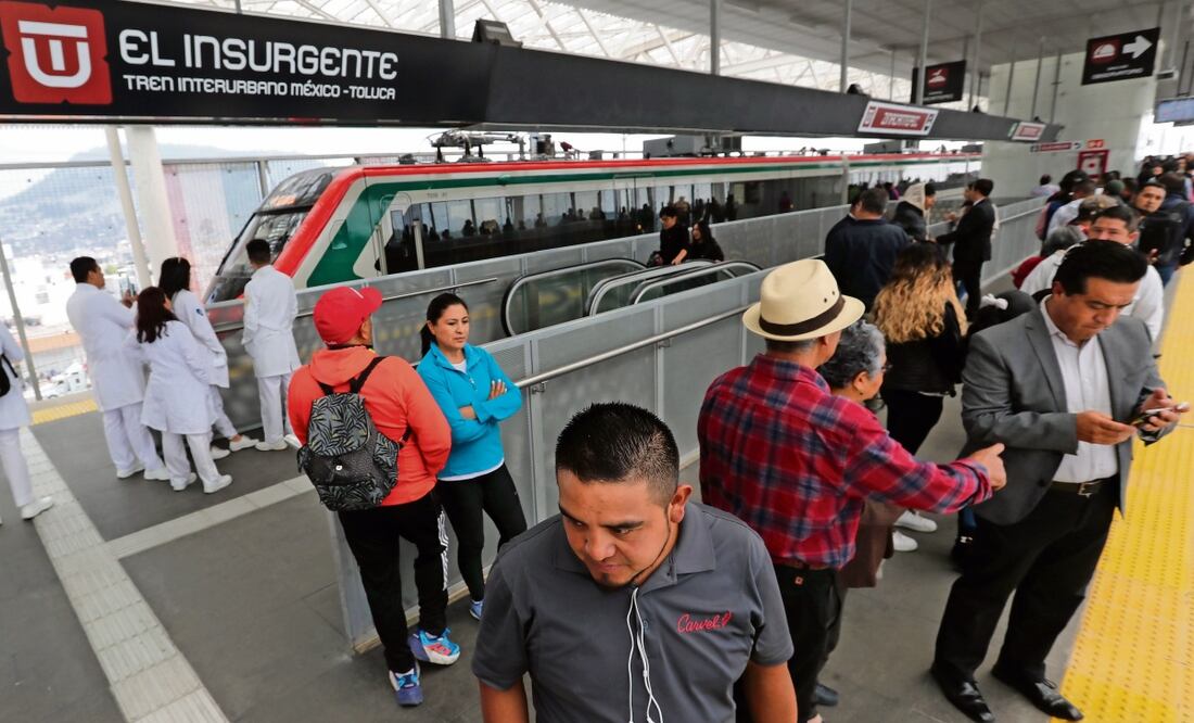 El Tren Interurbano vuelve a suspender su servicio por fallas; ahora, en el tramo Lerma - Santa Fe. Foto: Jorge Alvarado / EL UNIVERSAL