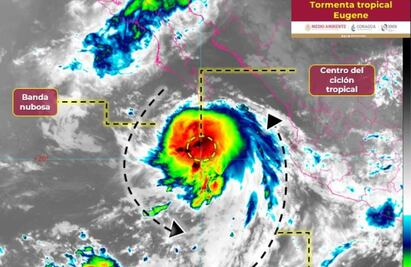 La tormenta tropical “Eugene” provocará lluvias muy fuertes en estos 5 estados este domingo