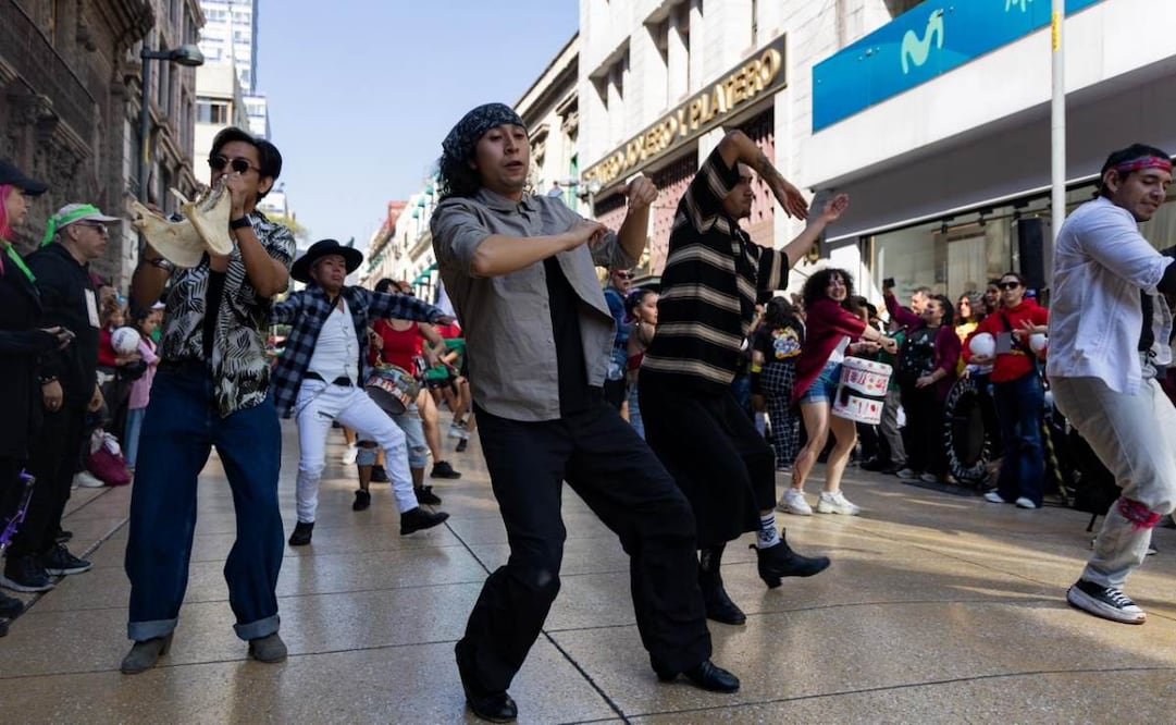 Con baile y música pilares prepara Mega coreografía en el Centro Histórico.
Foto: Hugo Salvador / El Universal