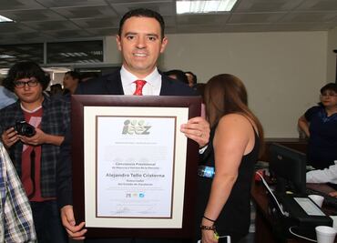 Tello recibe constancia de gobernador electo en Zacatecas