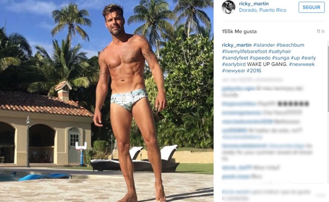 Foto: Tomada del Instagram de Ricky Martin