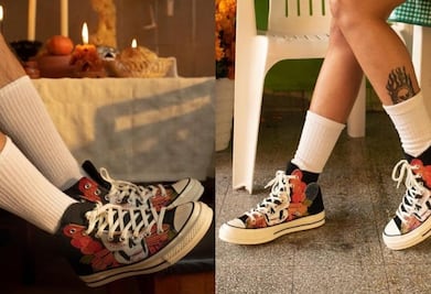 Conoce los detalles de los tenis inspirados en el Día de Muertos