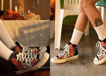 Conoce los detalles de los tenis inspirados en el Día de Muertos