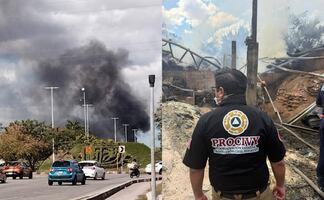 Explosión en bodega de pirotecnia en Mérida moviliza cuerpos de emergencia; no se reportan lesionados 