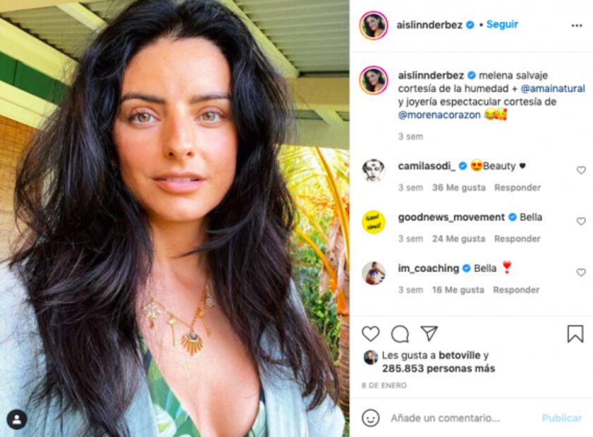 Aislinn Derbez se prepara para los días de sol en bikini