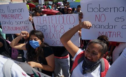 Estudiantes se unen a protestas de apoyo al magisterio en Oaxaca