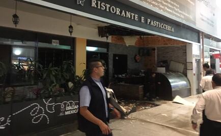 Tuitera reporta caída de plafón en Parque Delta