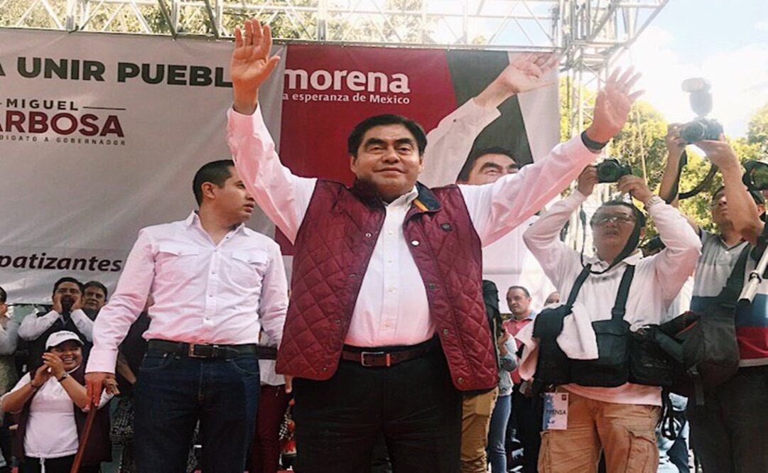 Miguel Barbosa Huerta seguirá con sus actividades de campaña de cara a las elecciones de junio. Foto: Archivo/ EL UNIVERSAL