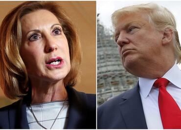 "¿Alguien votaría por eso?", Trump se burla de Fiorina