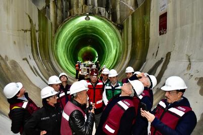 Inaugura AMLO Túnel Emisor Oriente tras 11 años de obras