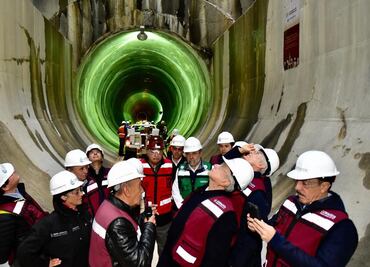 Inaugura AMLO Túnel Emisor Oriente tras 11 años de obras