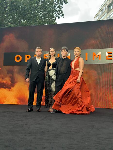 Premier Oppenheimer. Fuente: Twitter @OppenheimerFilm