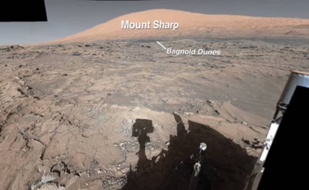 Las imágenes fueron capturadas por el rover Curiosity. Foto: NASA