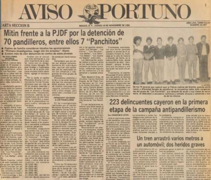 “El Panchito” que organizaba conciertos en la cárcel