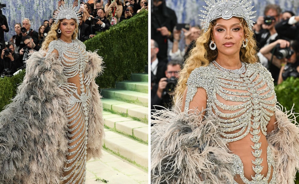 Beyoncé convierte la alfombra roja en territorio propio: visión, poder y ejecución. Foto: AP
