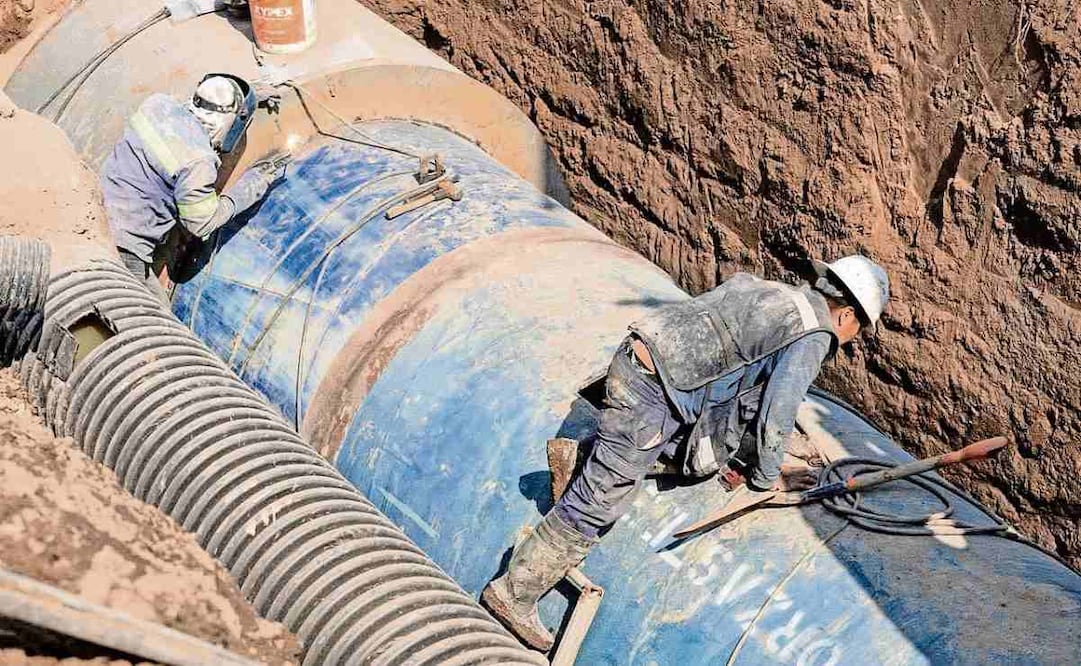 Un ducto del Sistema Barrientos se reventó el sábado pasado. Foto: Especial