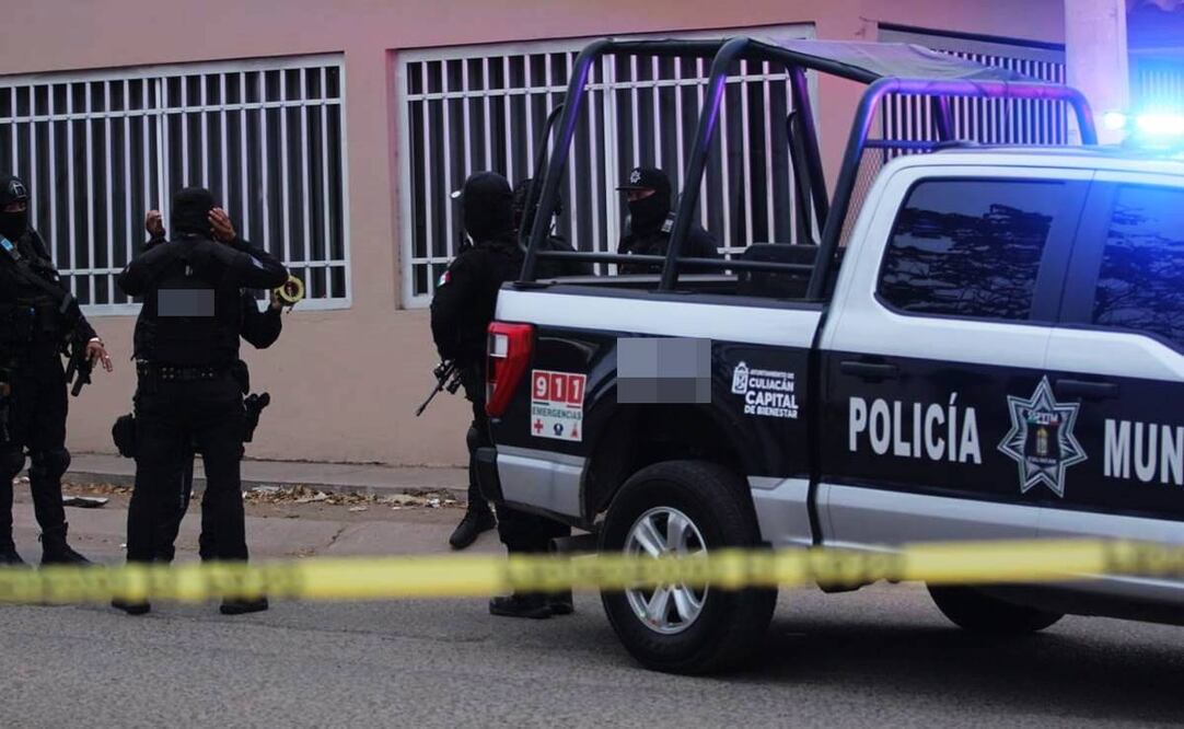Imagen de policías acordonando un sitio. Foto: EL UNIVERSAL