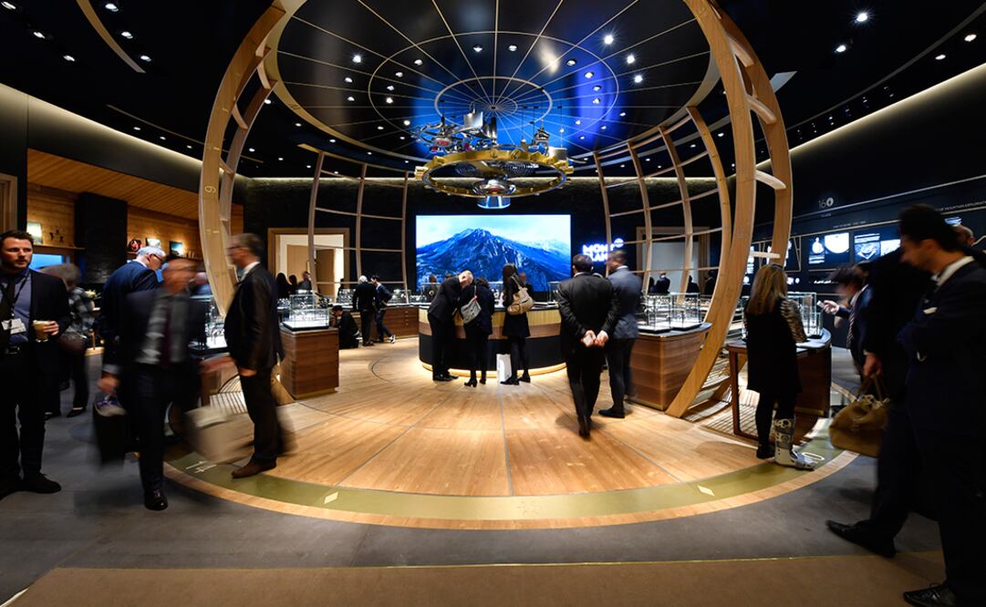 El pabellón de Montblanc en el SIHH de Ginebra 2018.