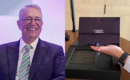 Salinas Pliego estrena celular con tres pantallas; cuánto cuesta 