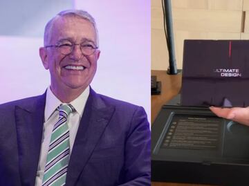 Salinas Pliego estrena celular con tres pantallas; cuánto cuesta