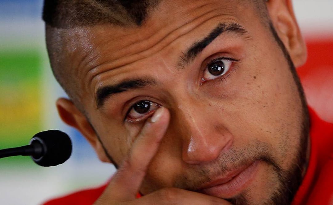 Vidal pidió disculpas tras su choque. Archivo 