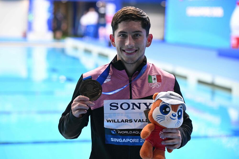 Randal Willars conquista el bronce en el Mundial de Singapur; cierre la histórica participación mexicana - Foto: AFP