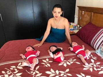 Tras cuatro meses, IMSS da de alta a trillizos en Yucatán