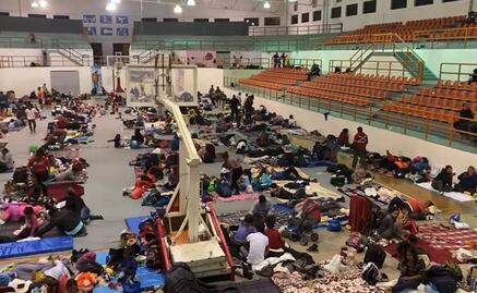 Cientos de migrantes llegan a Jiménez, Chihuahua, para avanzar a Ciudad Juárez