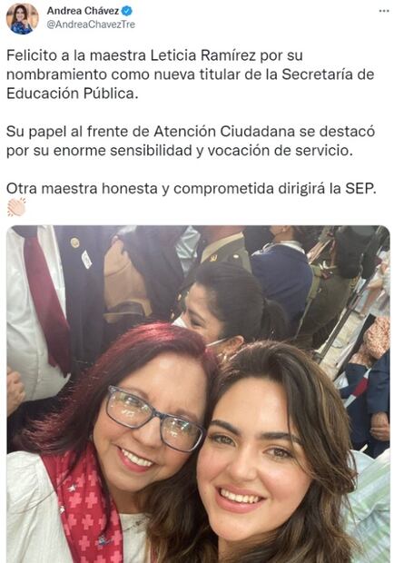 “Por eso estamos como estamos”: Critican y aplauden nombramiento de Leticia Ramírez en la SEP