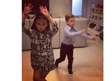 Video. Ni los nietos de Trump se resistieron a bailar “Despacito”