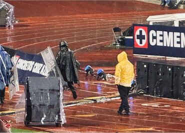 Lluvia retrasa el Cruz Azul vs Toluca en Ciudad Universitaria; el partido arrancará 30 minutos tarde