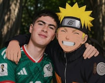 Armando “Hormiga” González recibe saludo de Naruto en pleno Mundial  