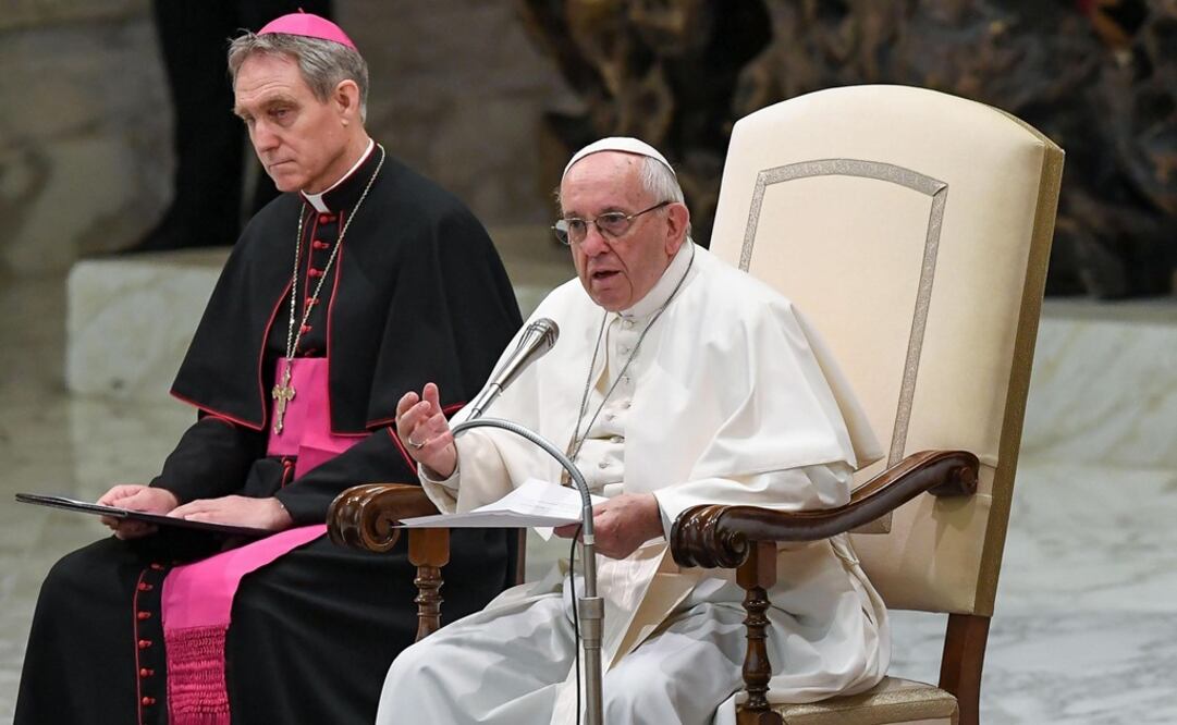 El papa Francisco preside la audiencia general de los miércoles en el Aula Pablo VI del Vaticano (Foto: EFE)