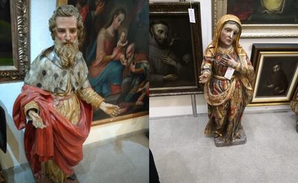 Recuperan arte sacro robado en Puebla y Edomex en 2001