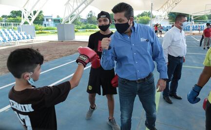 García Cabeza de Vaca supervisa obras en Ciudad Victoria tras salir de palacio de gobierno