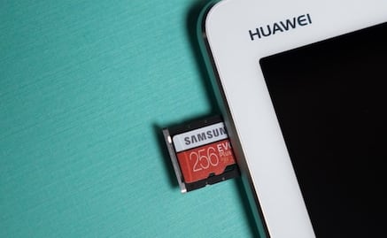 Huawei no podrá usar tarjetas microSD