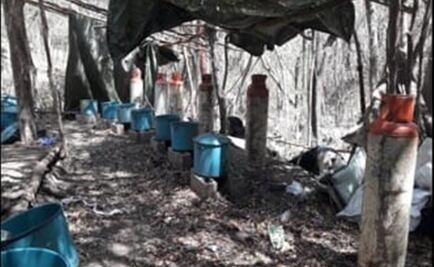 Semar asegura laboratorio clandestino que producía drogas en Guaymas