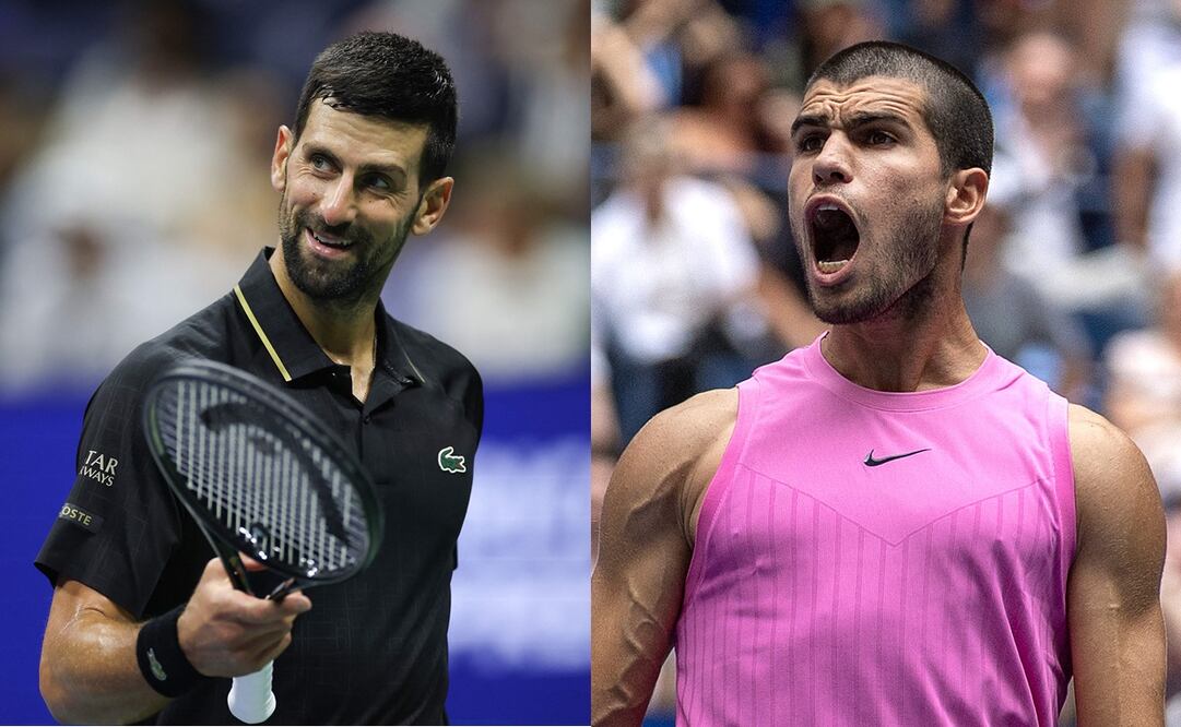 Djokovic vs Alcaraz: ¿Cuándo y dónde ver EN VIVO semifinal de US Open 2025? / Foto: AFP
