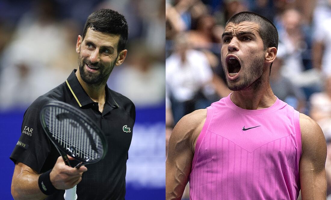 Djokovic vs Alcaraz: ¿Cuándo y dónde ver EN VIVO semifinal de US Open 2025? / Foto: AFP