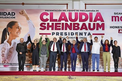 Sheinbaum: “Aquí hay unidad; la oposición, dividida”