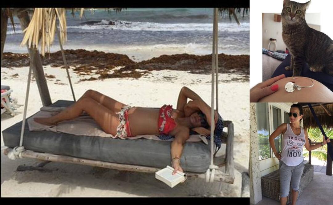 La actriz se encuentra en el último trimestre previo al alumbramiento de su bebé, FOTO: Twitter @silvnavarro