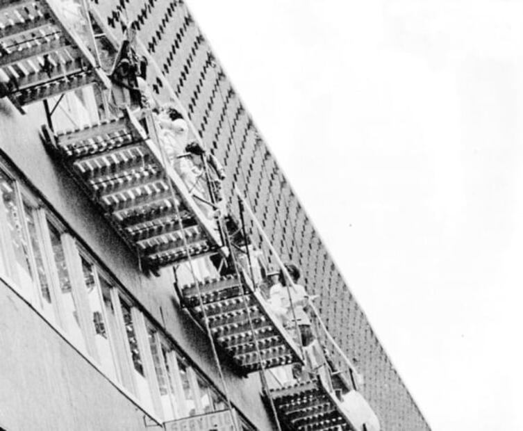 ¿Por qué se incendiaban las fachadas de la Unidad Tlatelolco?