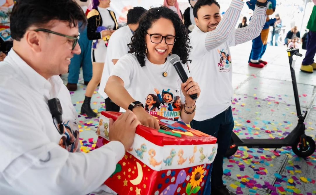 Parquelandia llena deportivo de Tlalpan con más de 8 mil asistentes; realizaron más de 80 actividades infantiles.
Foto: Especial.