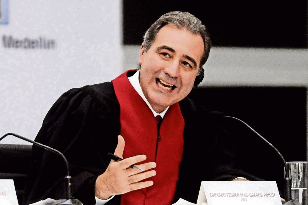 Ferrer Mac-Gregor Poisot tiene un doctorado en Derecho en España y una especialización en derechos humanos en Francia (ARCHIVO EL UNIVERSAL)