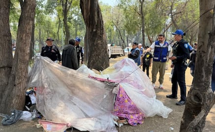 Retiran campamentos de personas en situación de calle en Cuauhtémoc; levantan 20 toneladas de triques y basura
