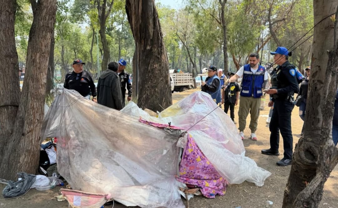 Campamentos de personas en situación de calle. Foto: especial