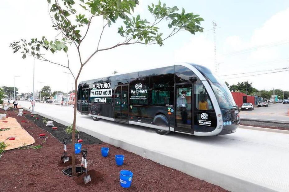 El IE-TRAM facilitará la movilidad en Mérida. Foto: Twitter